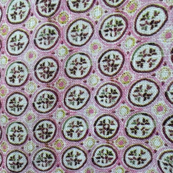 Daniel Cremieux Collection Size Large 100% Linen Canclini Dress Shirt Pink - Picture 4 of 8